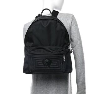 VERSACE black backpack
